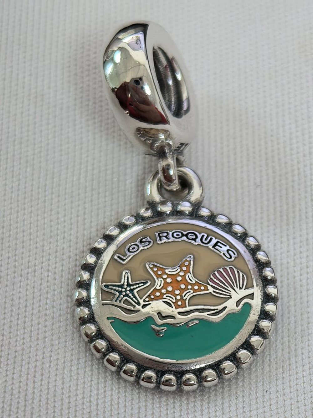 Pandora Los Roques Exclusive Dangle Charm Pendant, S925 Silver Jewelry